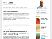 Tablet Screenshot of pacolopez.biz